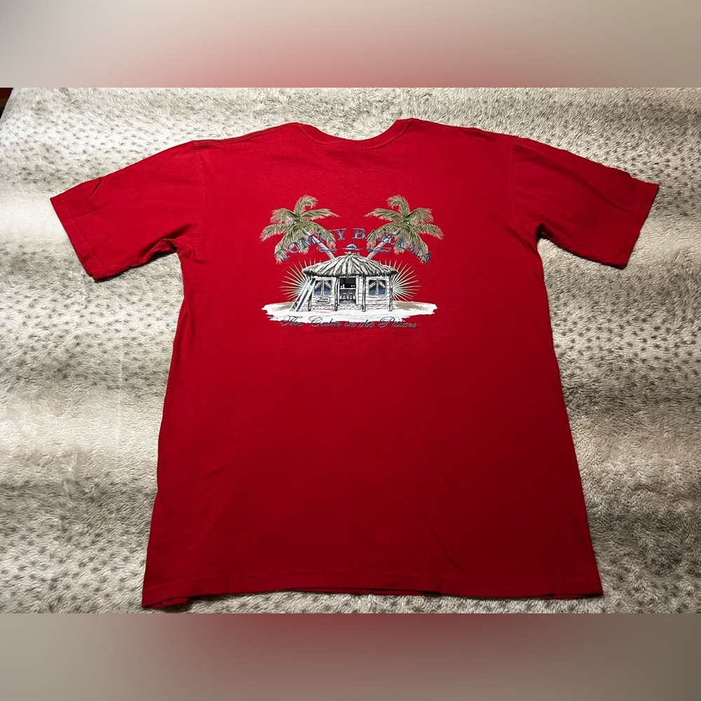 TOMMY BAHAMA Vintage 90’s T Shirt THE CALM IN THE PALMS Old Tag 100% Cotton NWT